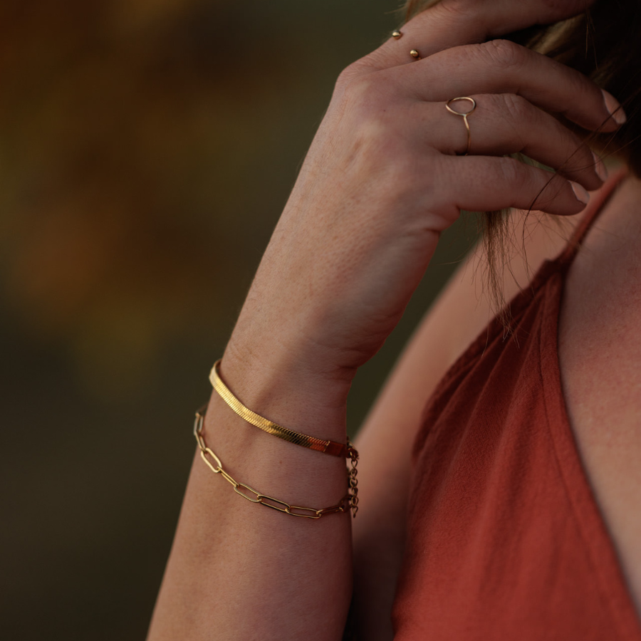 Hazel Herringbone Bracelet
