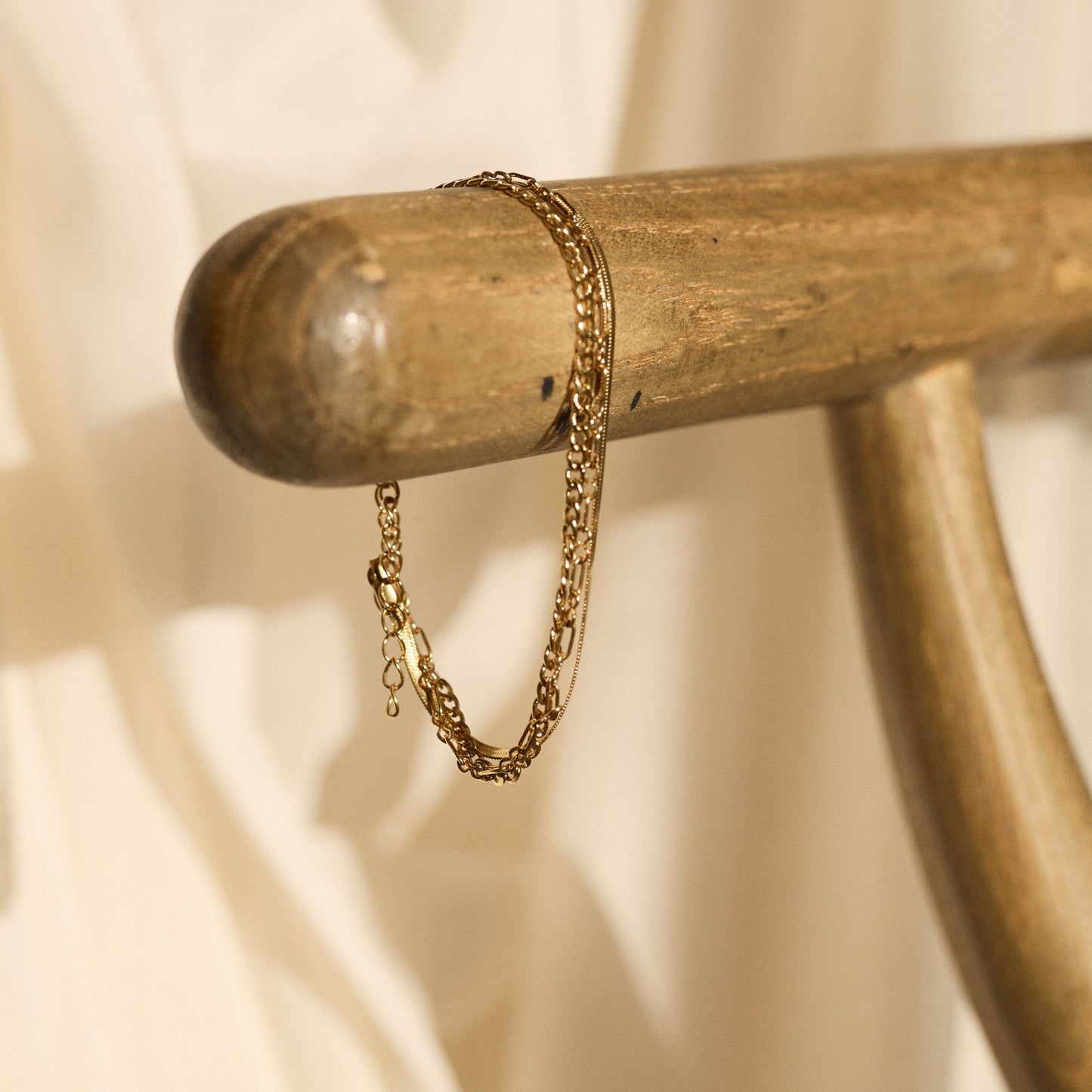 Laura Triple Chain Bracelet