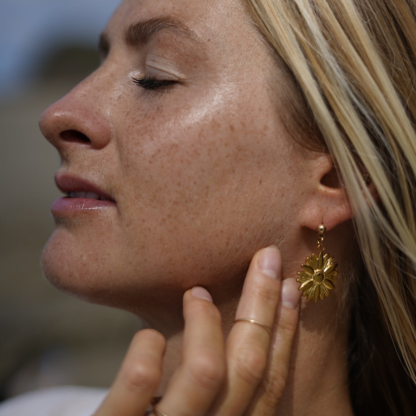 Sara Sunlit Blossom Earrings
