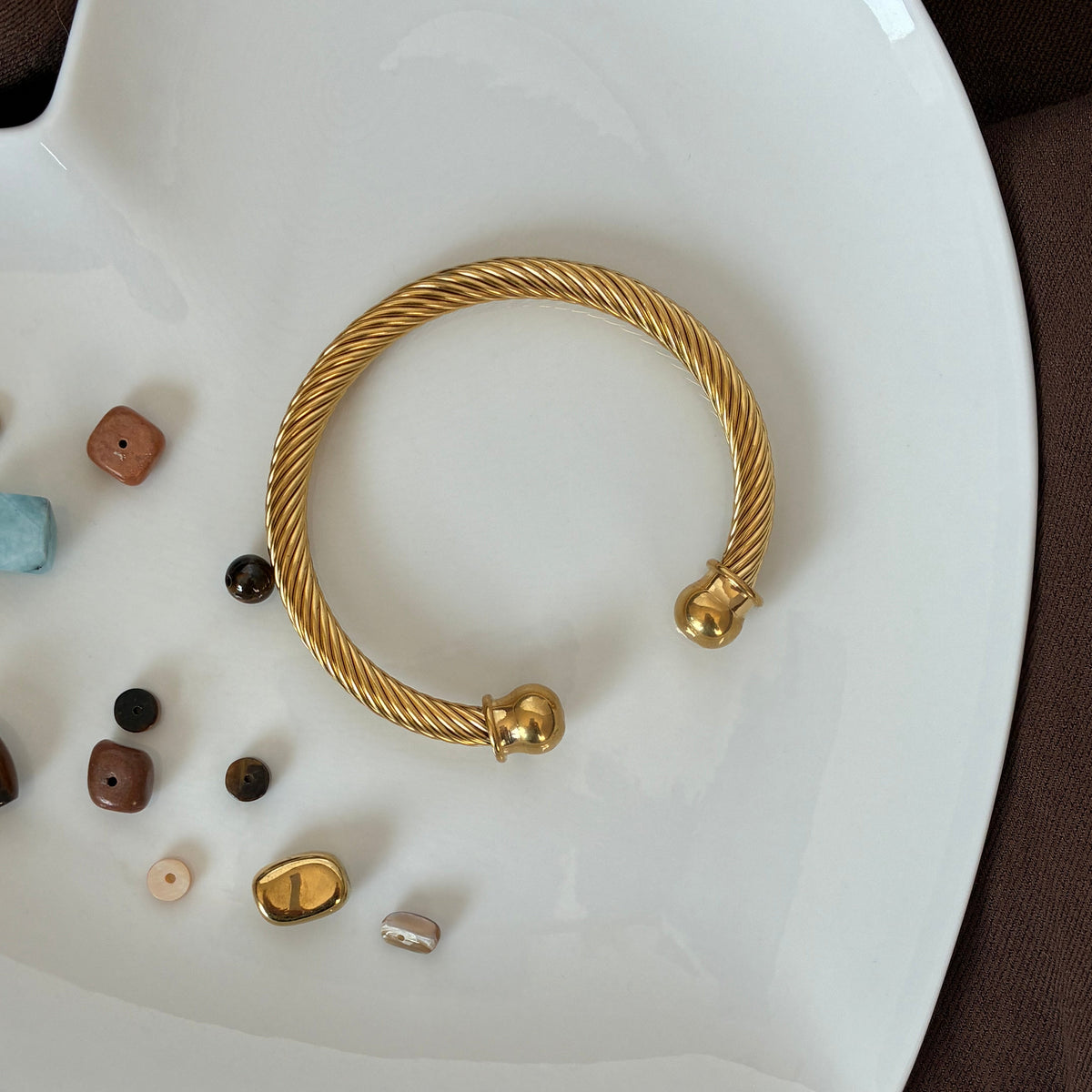 Gold cuff bracelet meaningful jewelry gift from Isla Rae Jewelry Canada