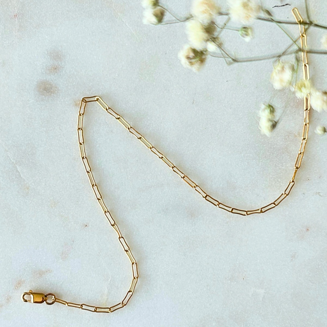 Patricia Paperclip Anklet