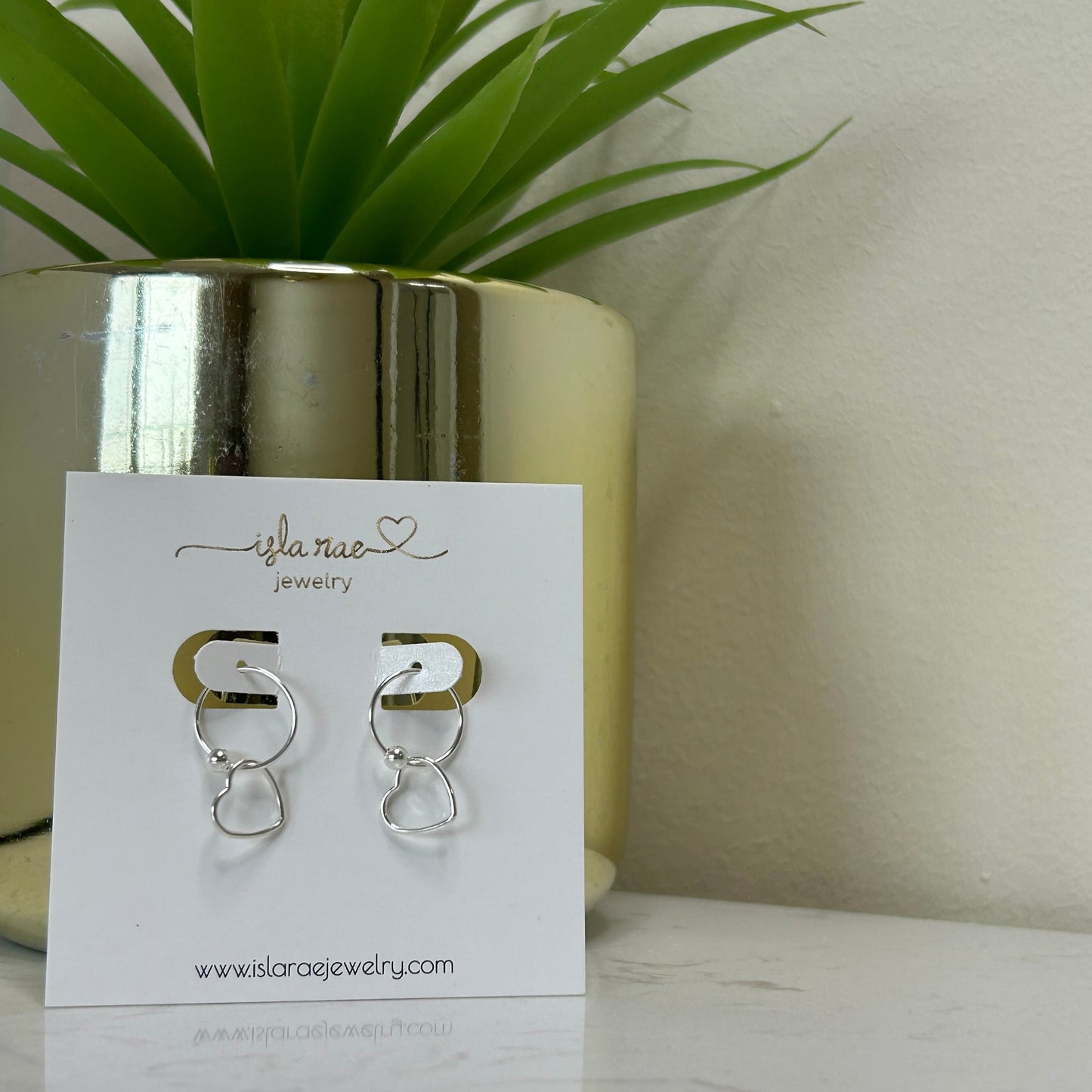 Skye sleeper hoop (silver)