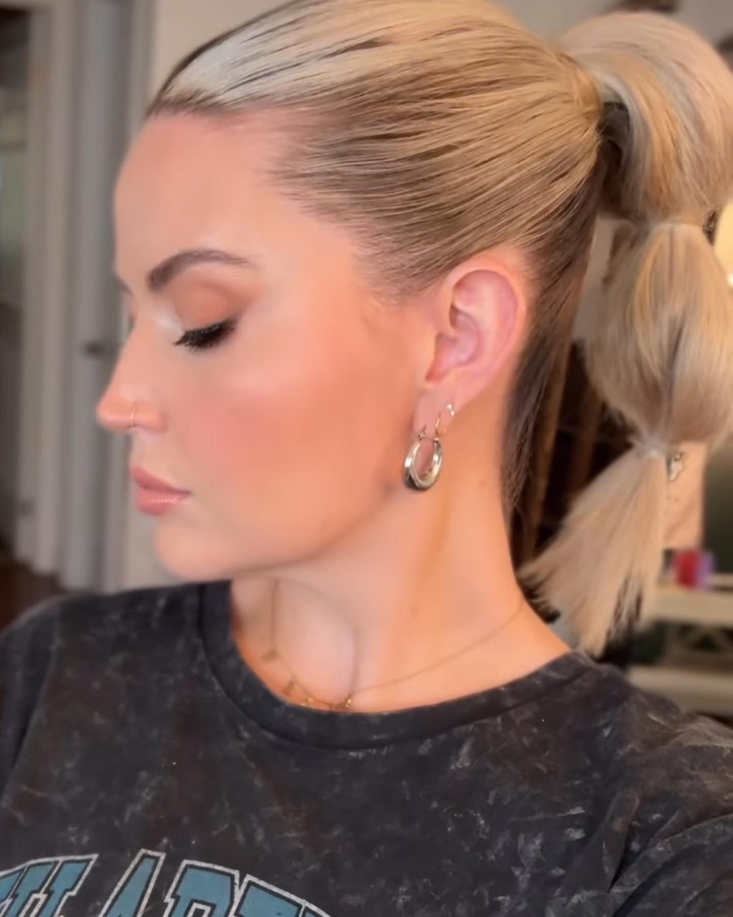 Margo silver hoop