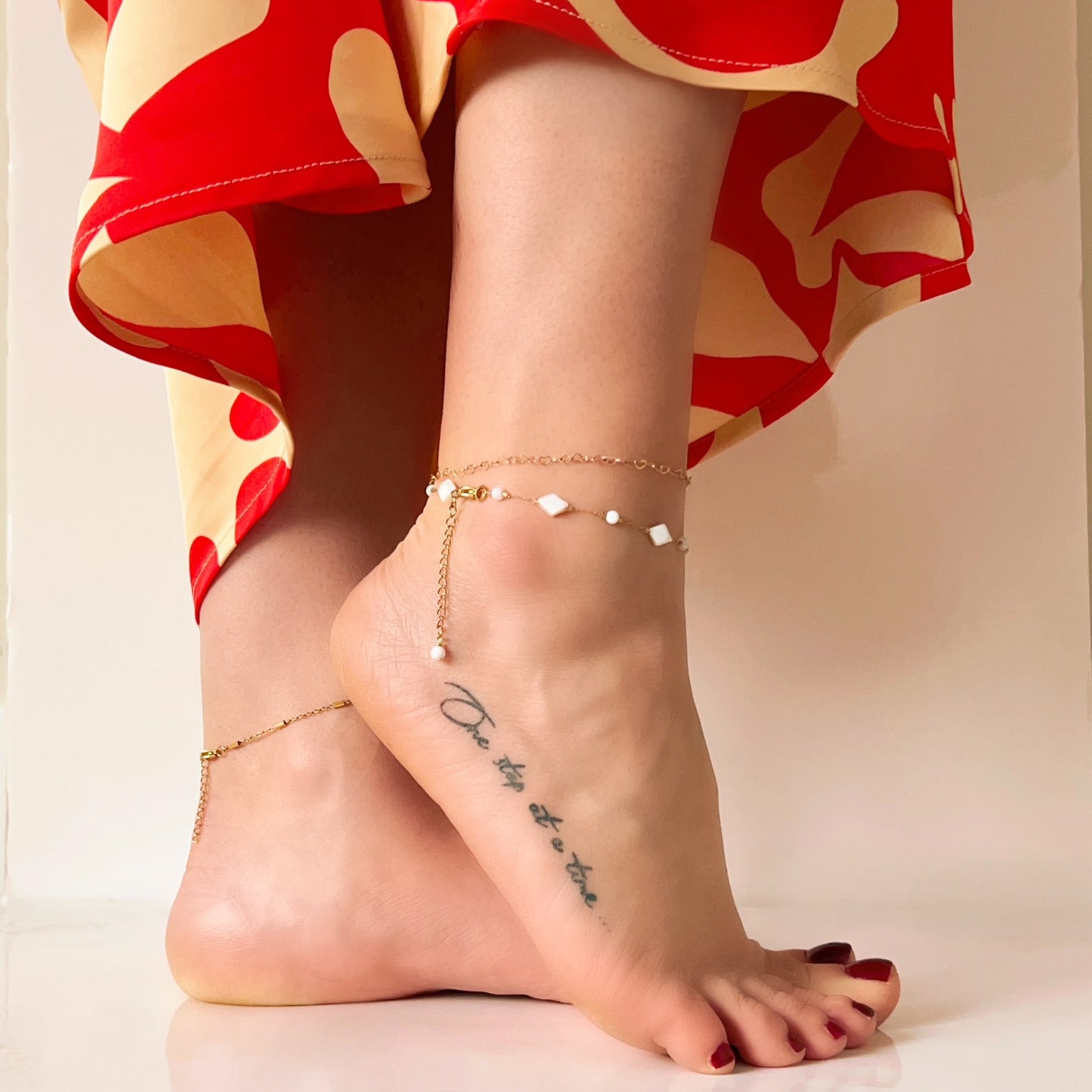 Heartbeat Anklet