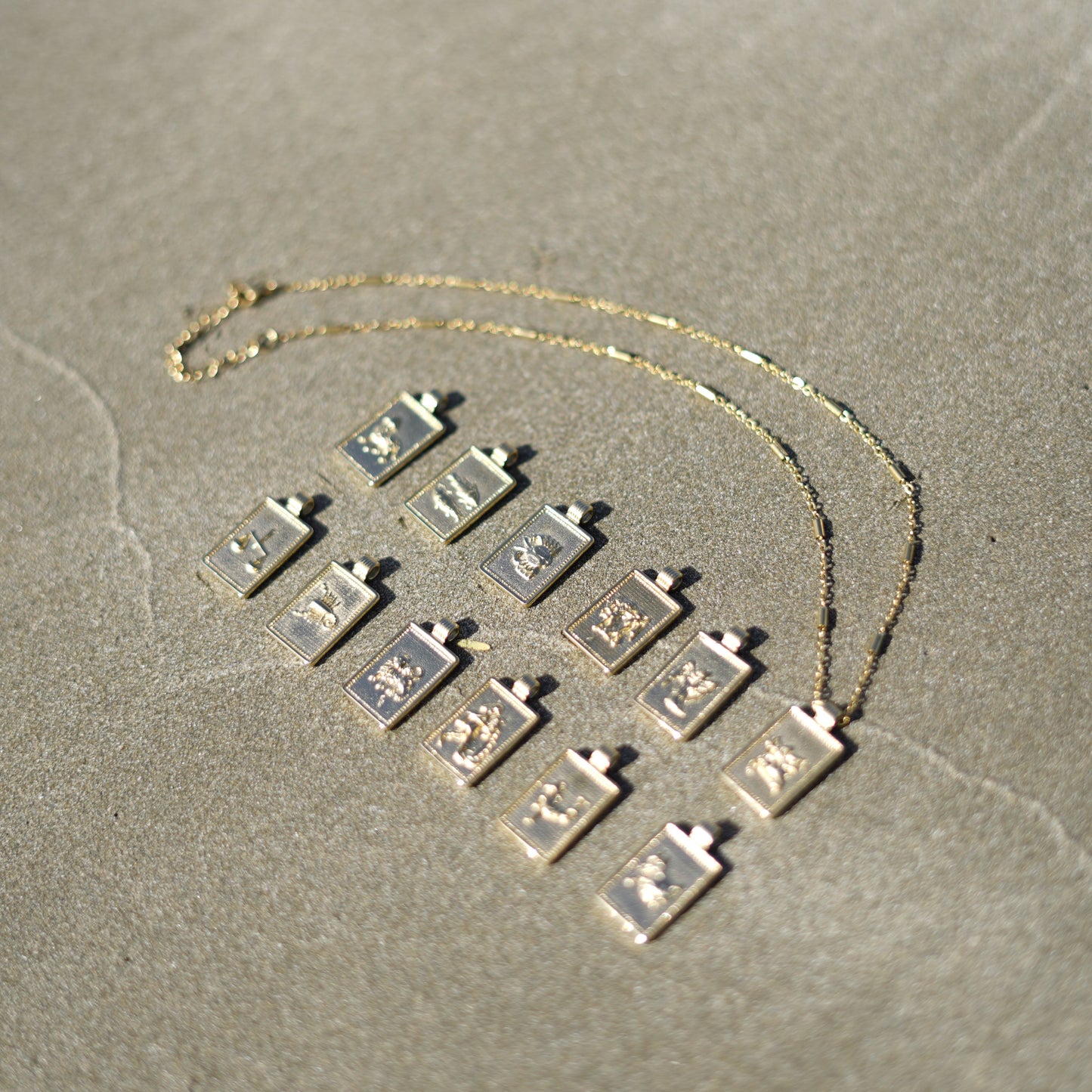 Zodiac Sun Necklace Collection
