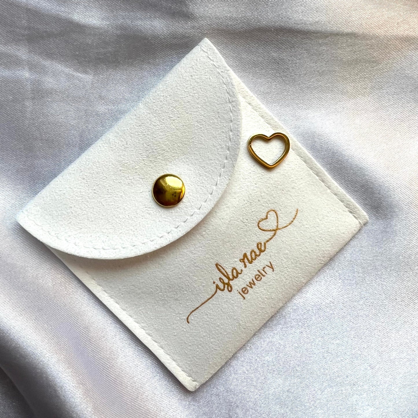 Mini hollow heart charm