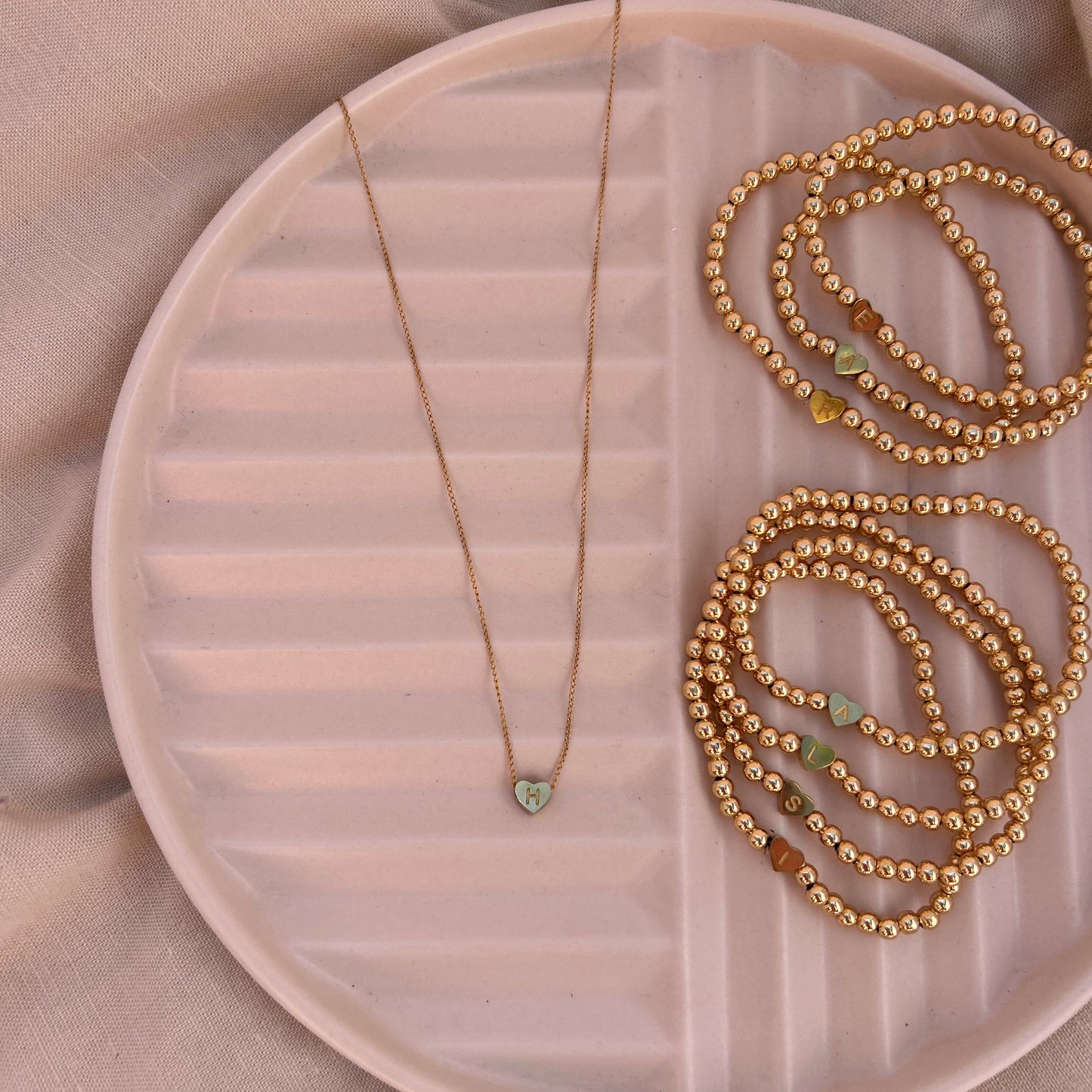 The Jessica initial necklace