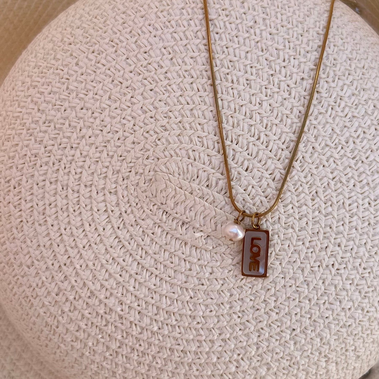Tides of Her golden necklace
