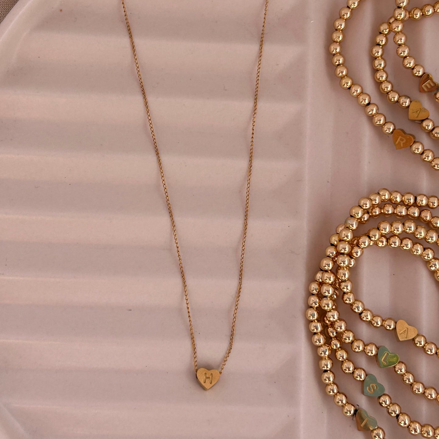 The Jessica initial necklace