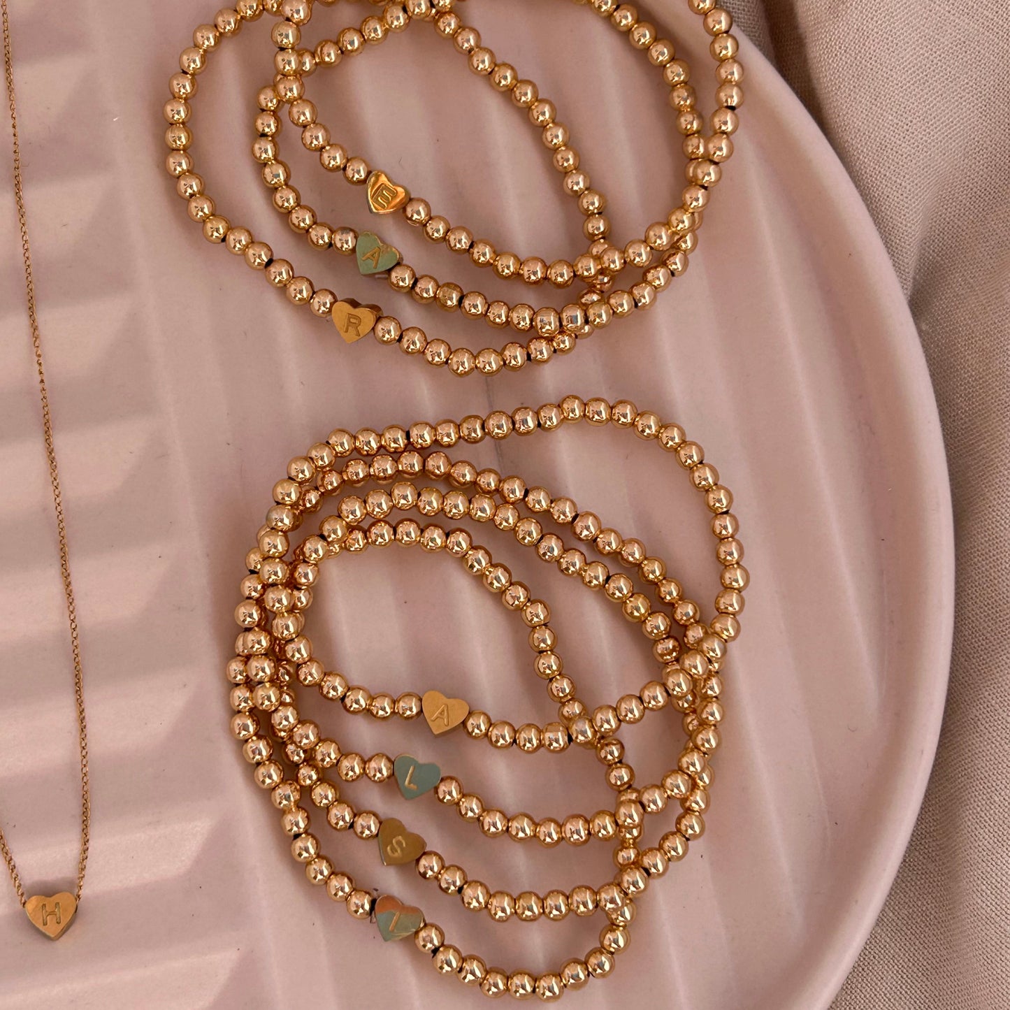 Jessica Initial bracelet