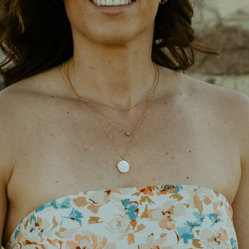 The Jessica initial necklace