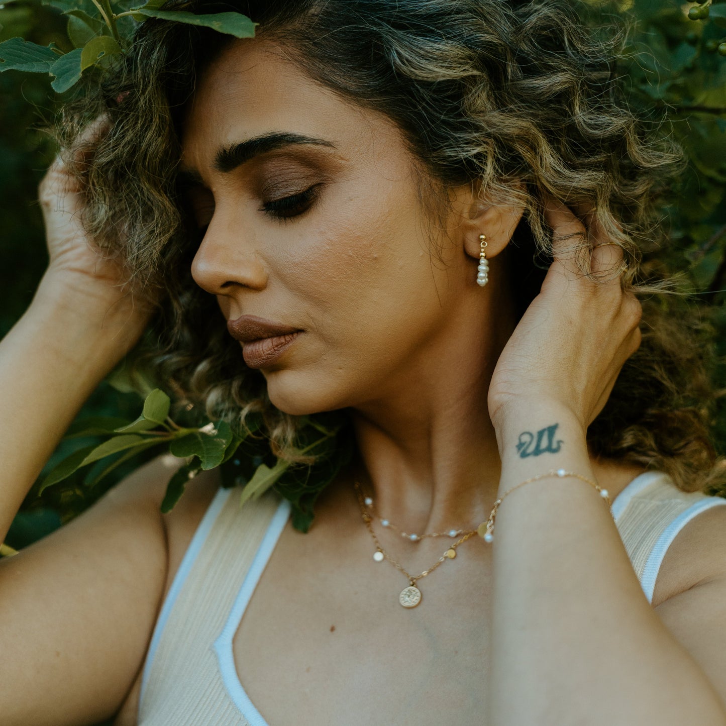 Sarah golden Coin Necklace