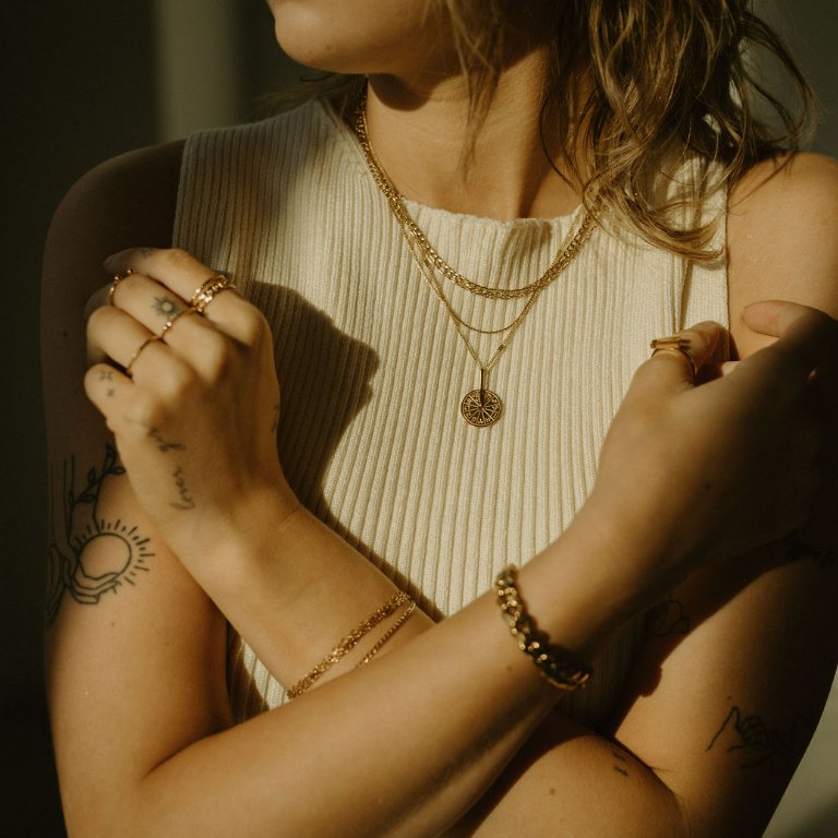 Hayley Heavy Curb Bracelet