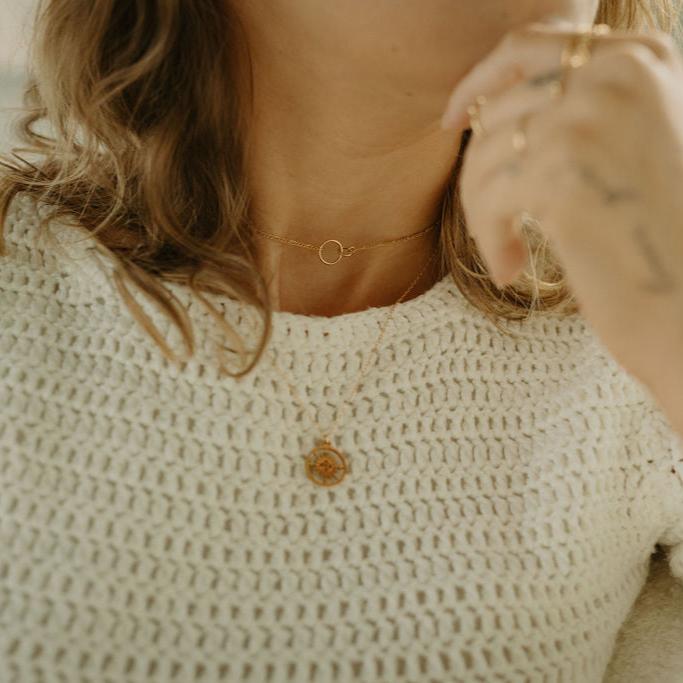 Veronica's Compass Necklace