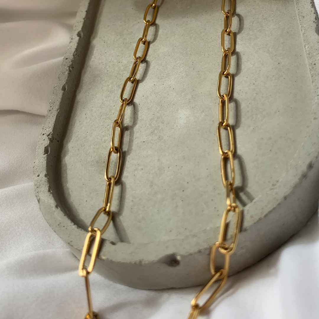 Tanis Paperclip Necklace