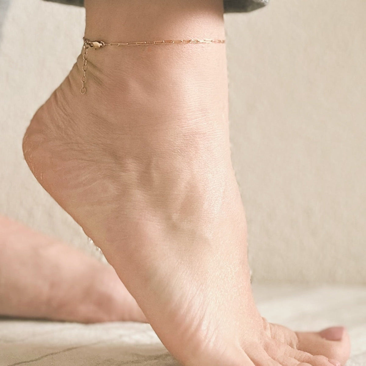 Patricia Paperclip Anklet