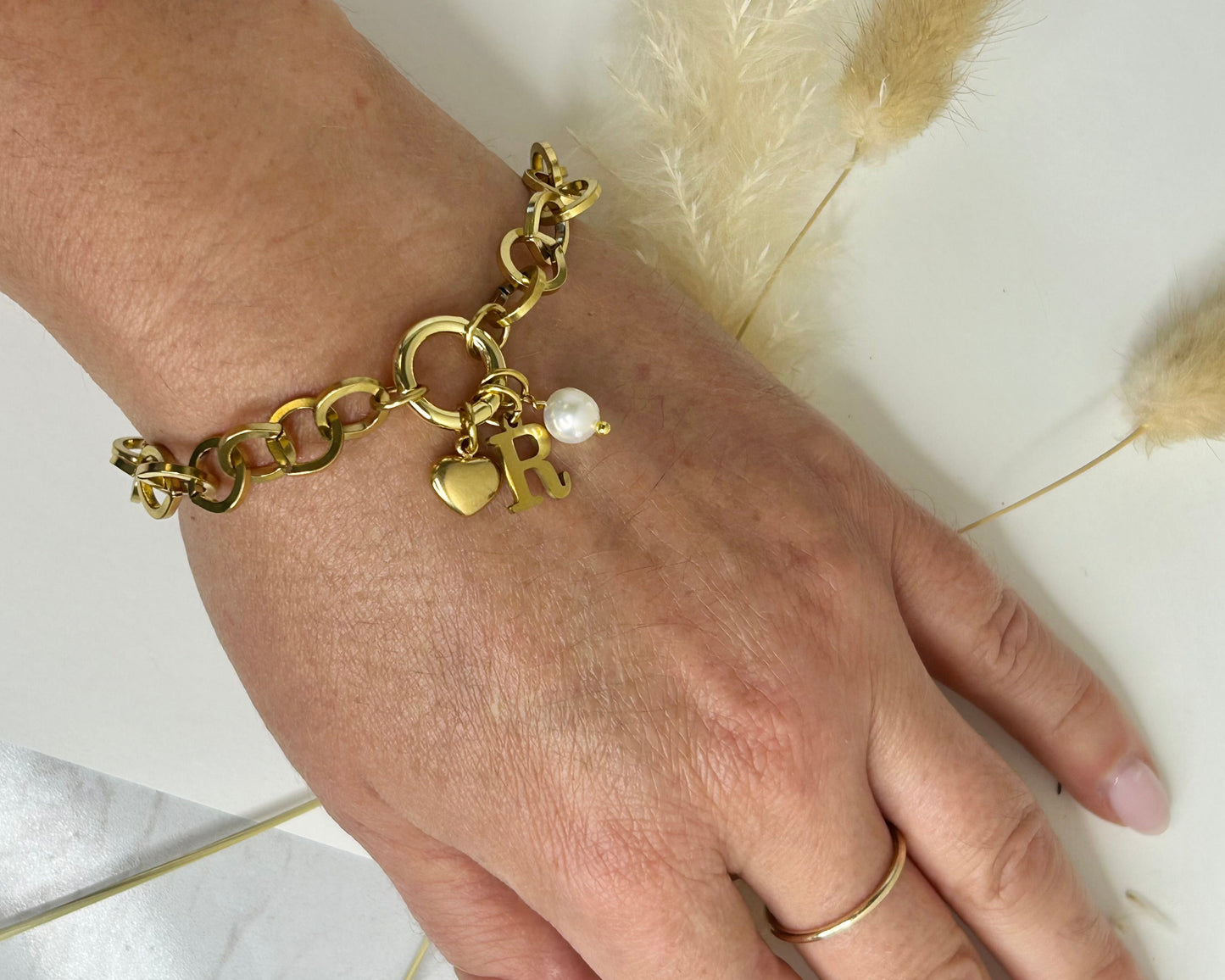 The Golden Glow Connection Bracelet- A reminder of the bonds that hold us.
