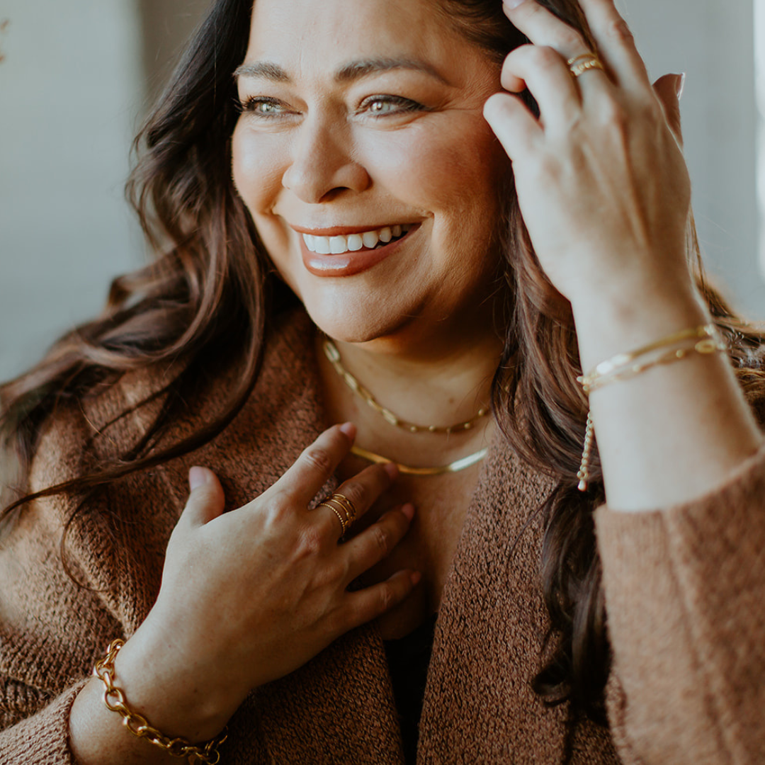 Hazel  Herringbone Necklace