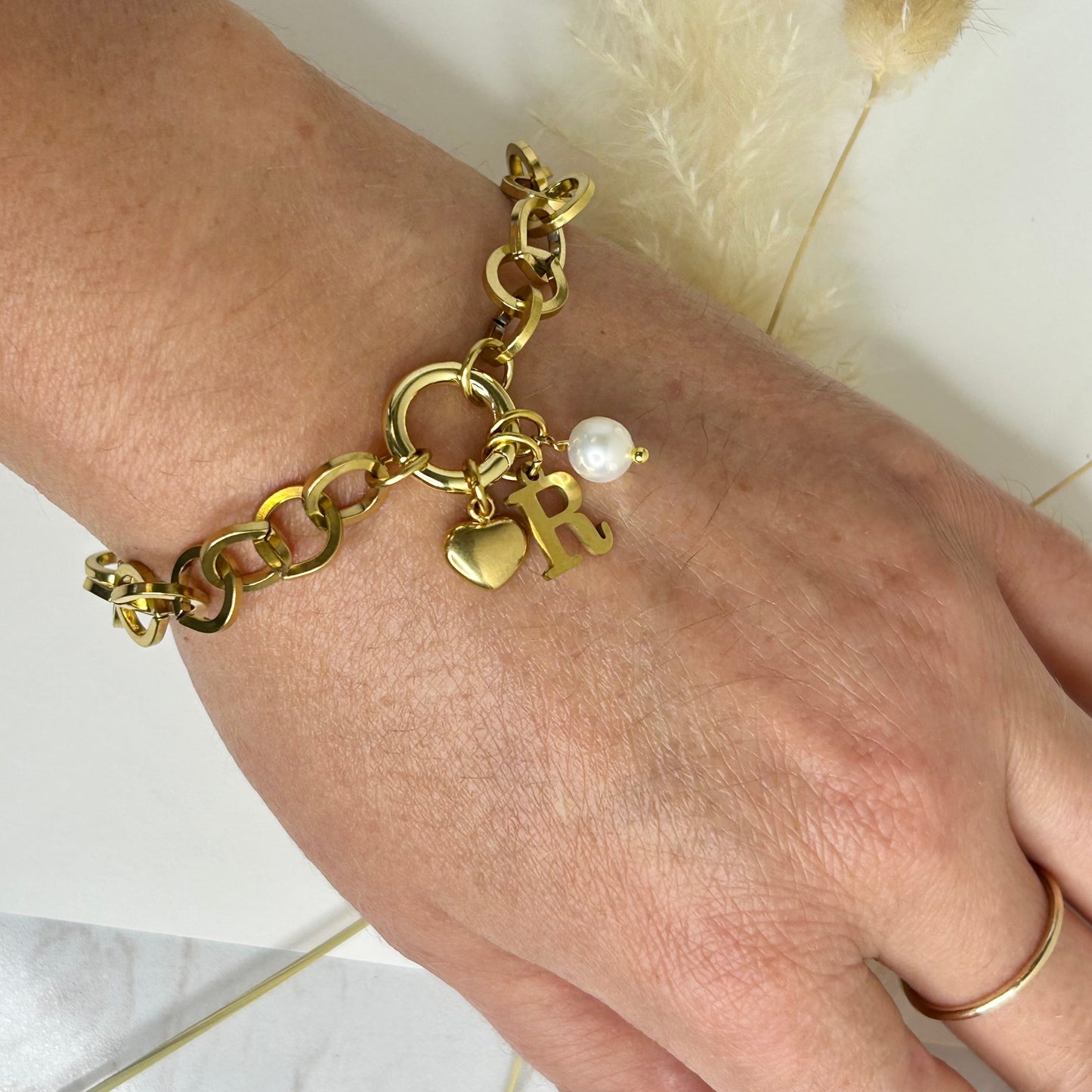 The Golden Glow Connection Bracelet- A reminder of the bonds that hold us.