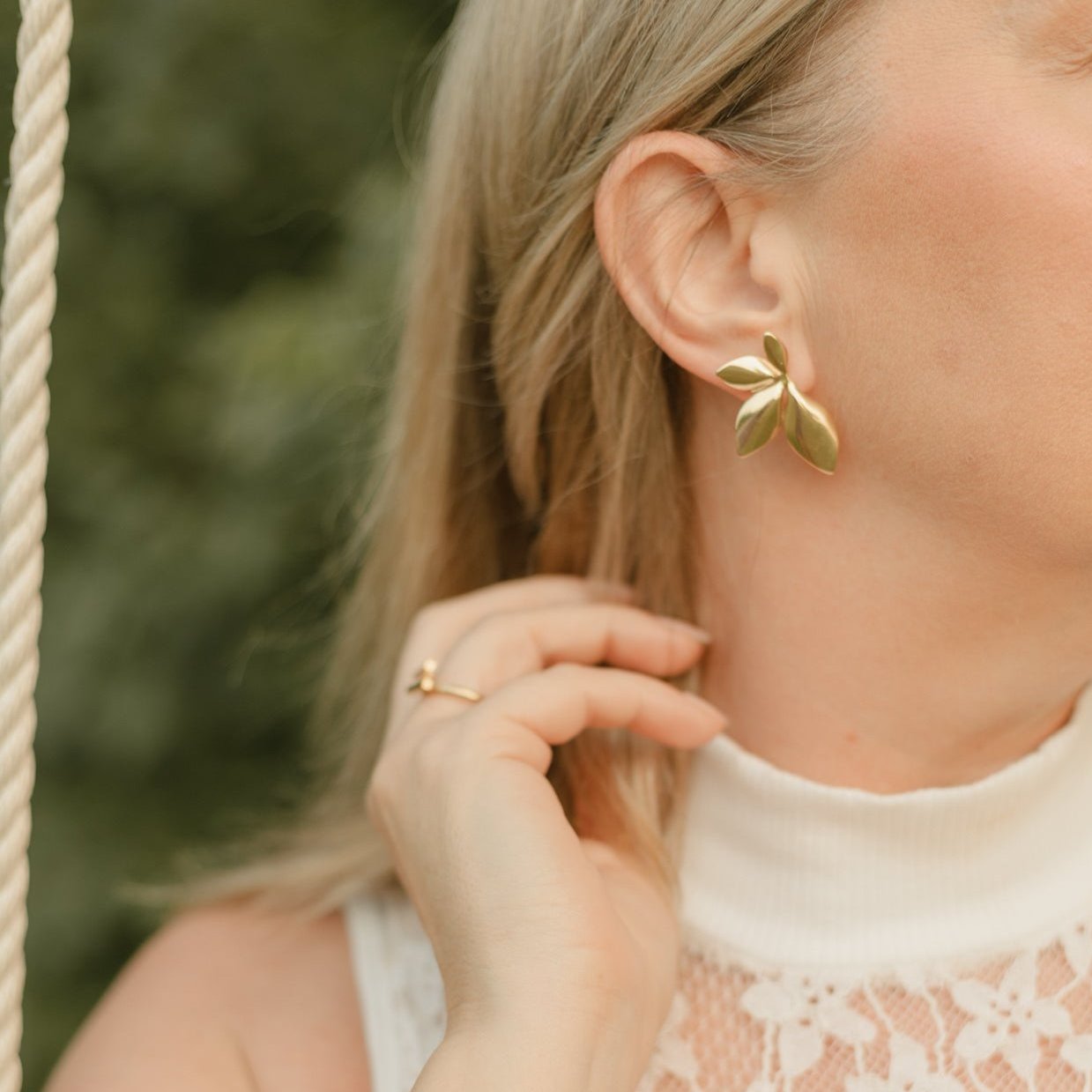 Lily Leaf Earrings