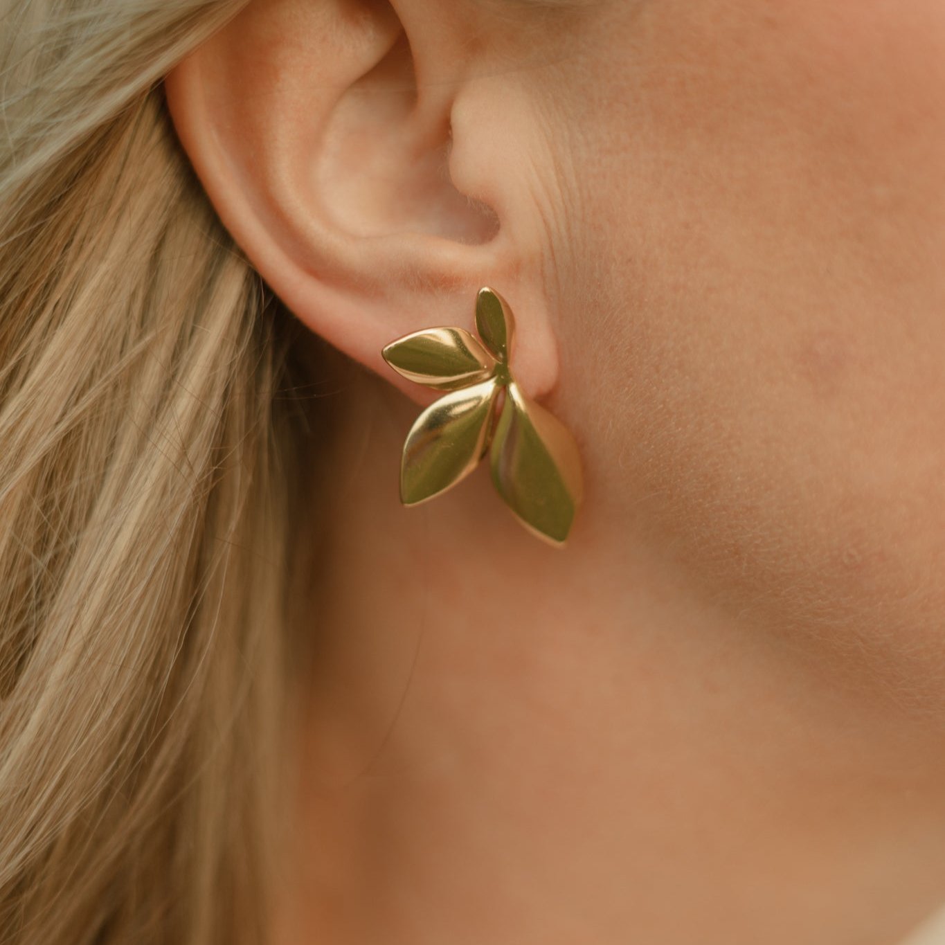 Lily Leaf Earrings