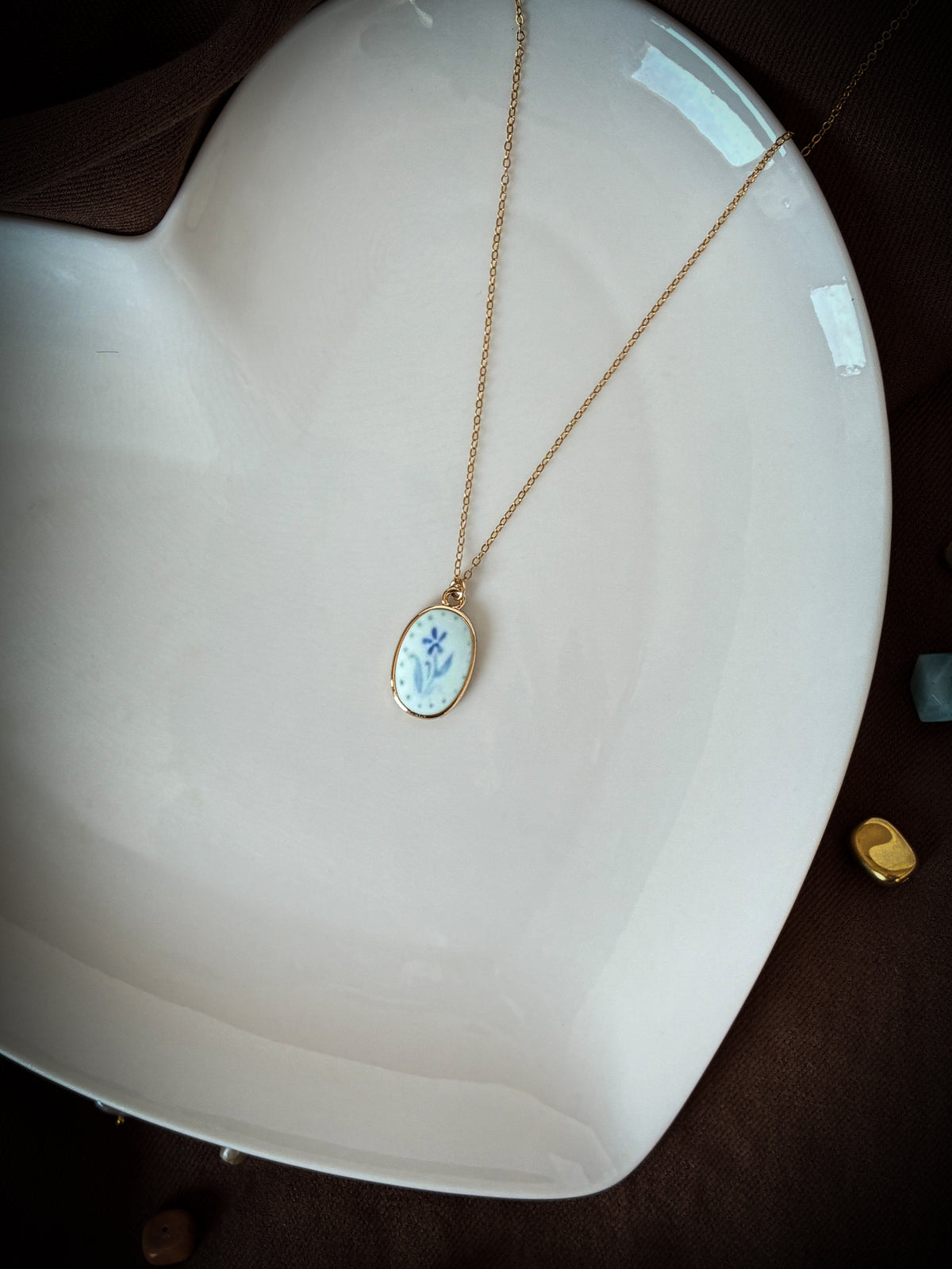 Brooke Blue Jade Necklace