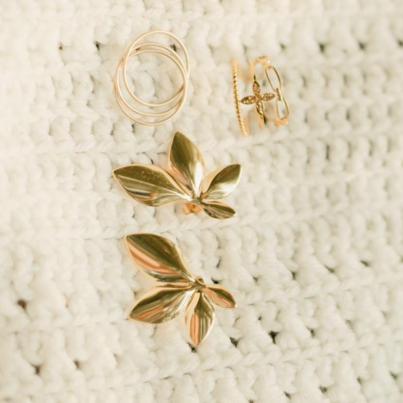 Lily Leaf Earrings