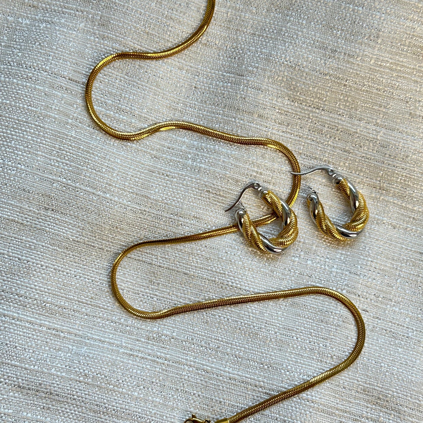 Hazel  Herringbone Necklace