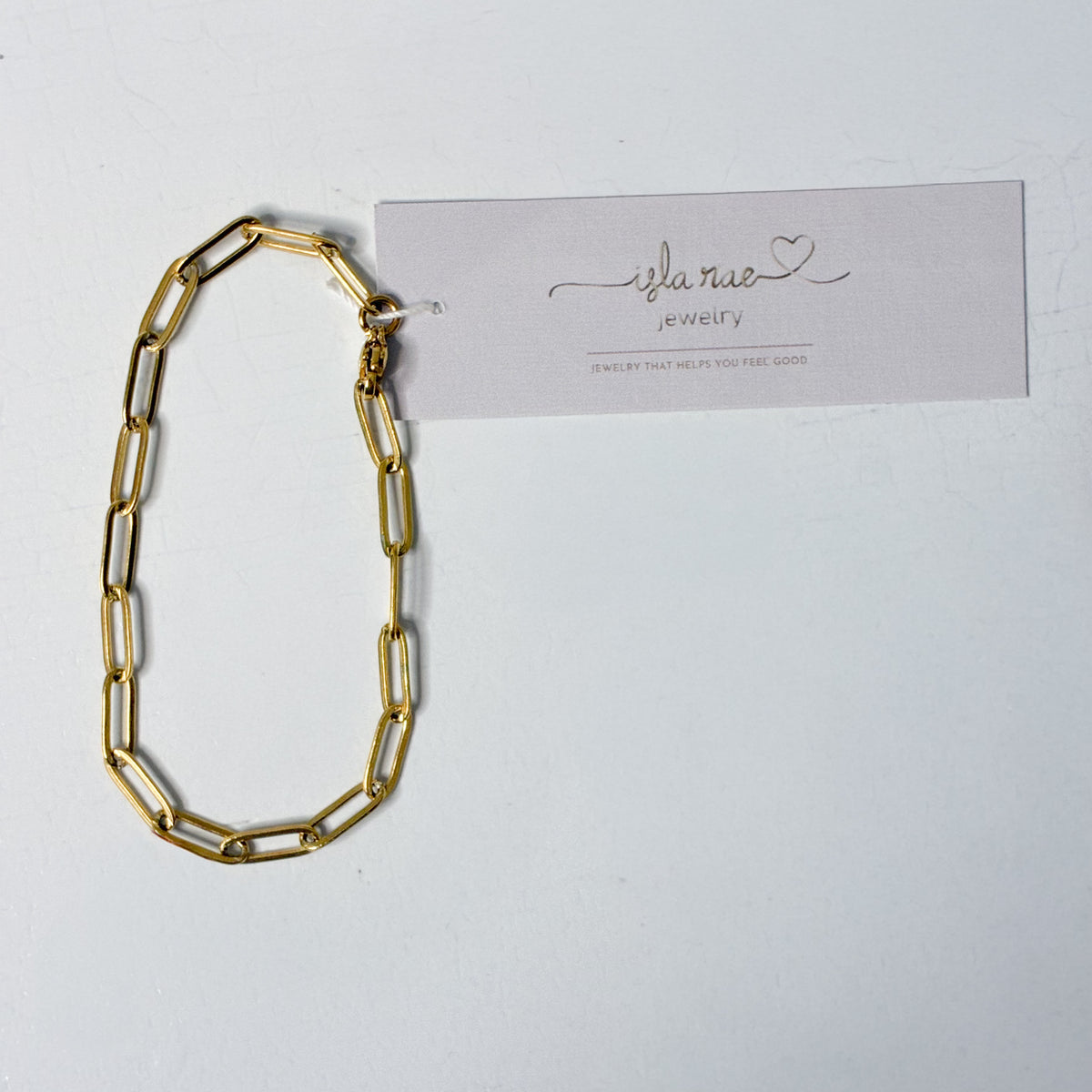 Patience Paperclip Bracelet