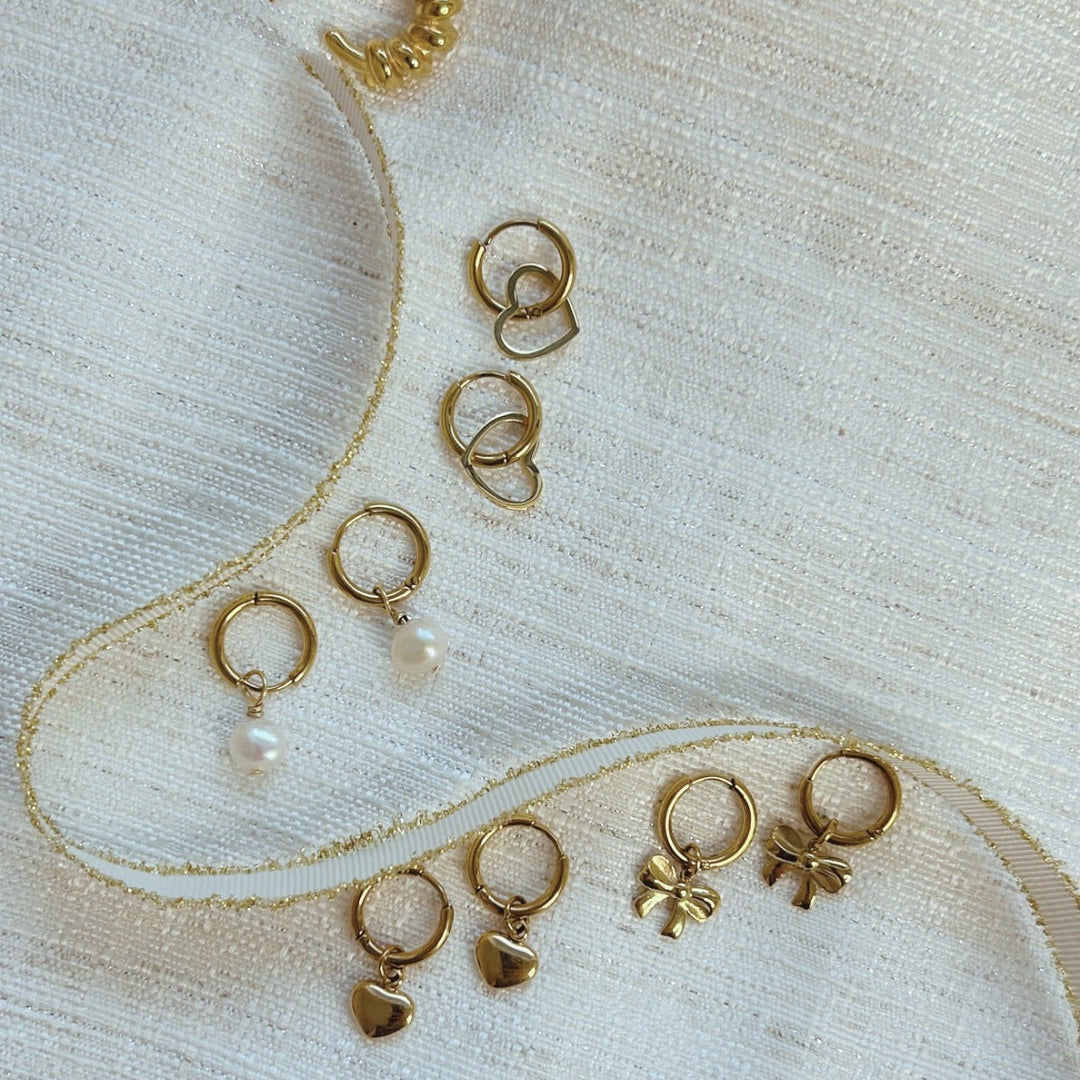 Everyday Hoop with Charms