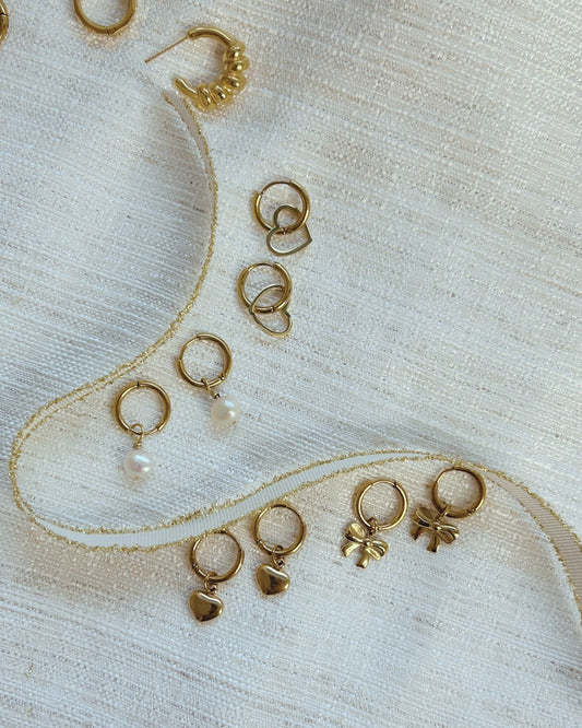 Everyday Hoop with Charms