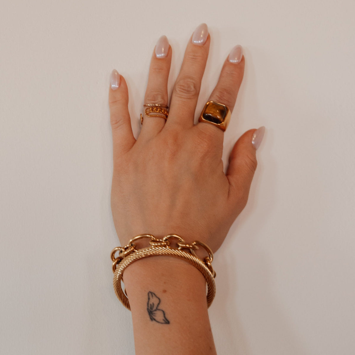 Gold cuff bracelet meaningful jewelry gift from Isla Rae Jewelry Canada
