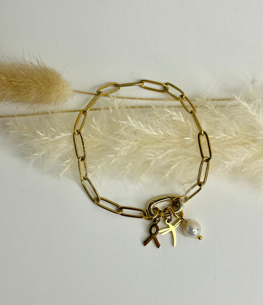 The Journey Bracelet- A golden way to hold your milestones, memories and meaning.