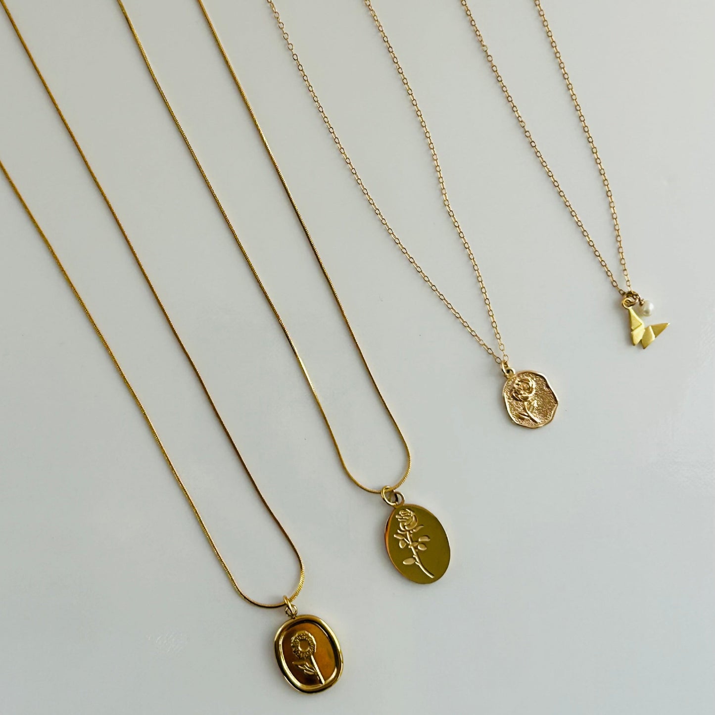 Golden Flower Necklace