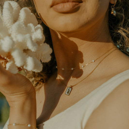 Tides of Her golden necklace