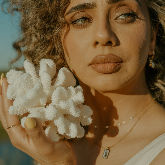 Tides of Her golden necklace