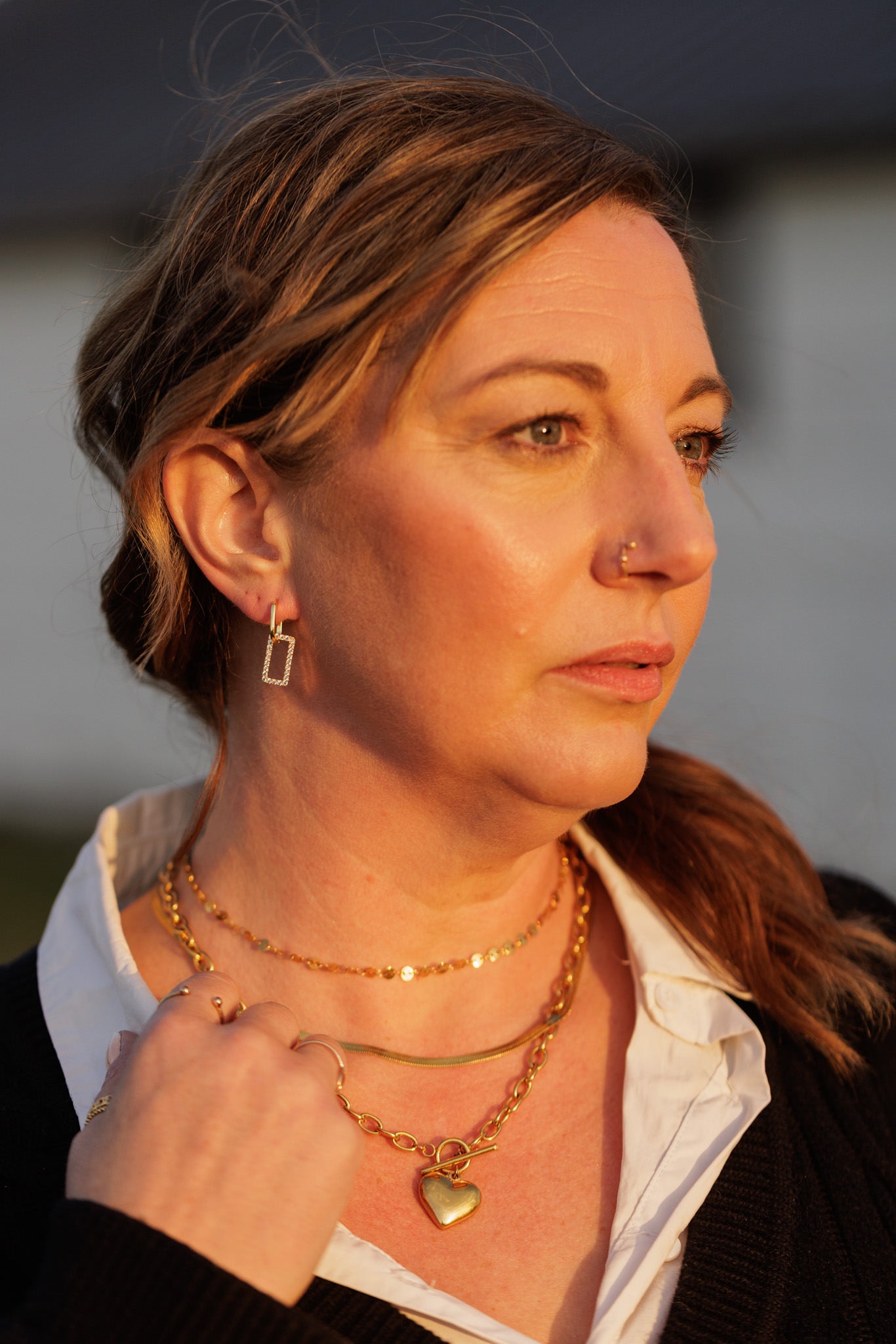 Hazel  Herringbone Necklace